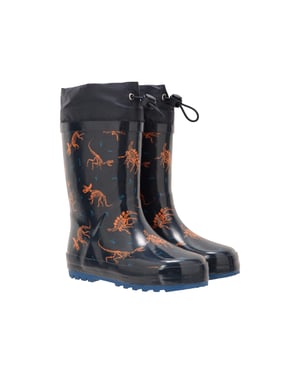 Mountain Warehouse Kinderen/Kinderen Dinosaurus Skelet-Wellington Laarzen (Teal)
