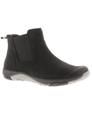Free Spirit Womens Boots Ankle Preta Leather Slip On black