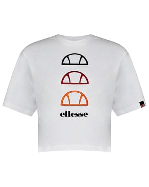 Ellesse Deway Womens White Crop T-Shirt