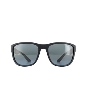 Prada Sport Zonnebril PS01US UFK5L0 Grijs Rubber Donkergrijs Mirror