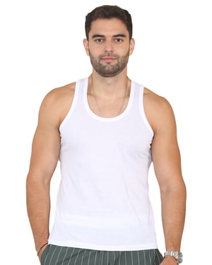 Enzo | Heren Vesten 3 Pack - Wit