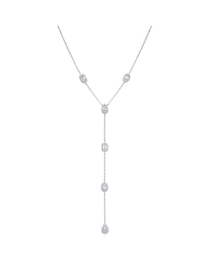 Gena.paris 'Gabriella' Dames 925 Sterling Zilveren Ketting - Zilver GC1580-W