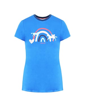 Ariat Rainbow Wishes Kids Blue T-Shirt