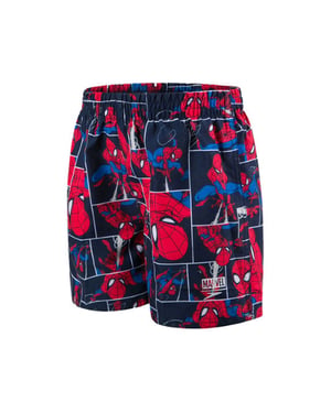 Speedo All Over Print Marvel SpiderMan Boys Swim Shorts
