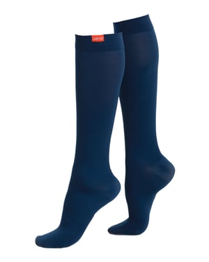 VIM&VIGR - Graduated Compression Unisex Socks 15-20 mmhg with Moisture Wicking Nylon - Navy