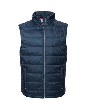Russell Heren Nano Gewatteerde Bodywarmer (Franse marine)