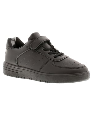 Focus Boys Trainers Zone Running Shoes Touch Fastening  Black