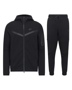 Nike Sportswear Tech Fleece Full Zip Tracksuit Black