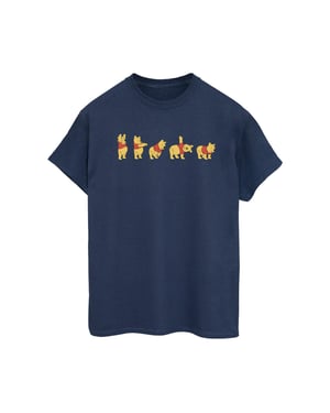 Li-cense Disney dames winnie de poeh stretching katoenen vriendje t-shirt