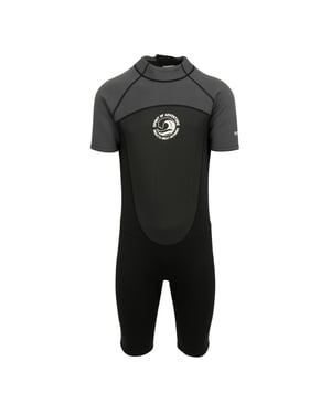 Regatta Shorty våtdräkt för herrar (svart/mörkgrå/vit)