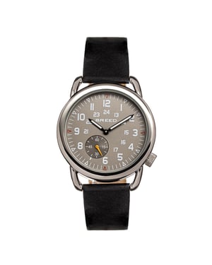 Breed Regulator lederen band horloge met tweede sub-wijzerplaat