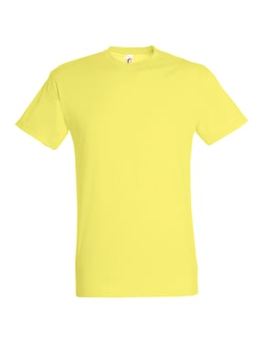 SOLS Heren Regent T-Shirt met korte mouwen (Lichtgeel)
