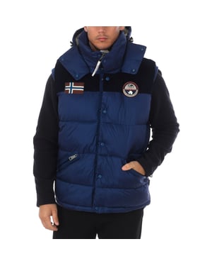 ANTERO corduroy inner padded vest N0YIZH man