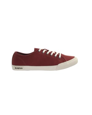 Seavees Monterey Sneaker Standard Red Ochre Cotton Canvas  Red Womens Trainers