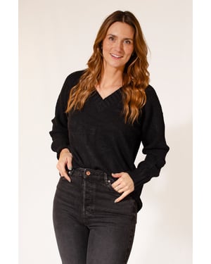 Supersoft Ribbed Trim Jumper