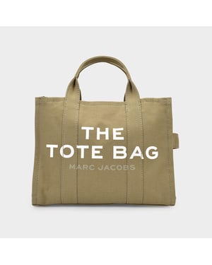 The Small Tote Bag - Marc Jacobs - Skiffergrön - Bomull