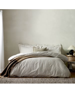 Yard Hebden Striped Duvet Cover Set