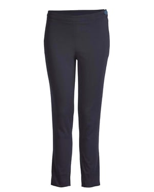Slim Fit Blå Byxor Conquista Fashion
