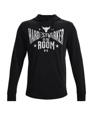Under Armour Project Rock Heren Zwart Terry Hoodie