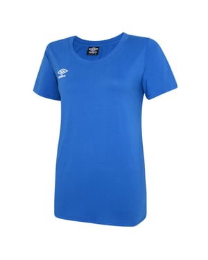 Umbro Dames/Dames Club Vrijetijds-T-shirt (Koningsblauw/Wit)