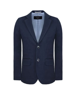 Hackett Londen Stretch Piqué Marine Blazer Kinderen