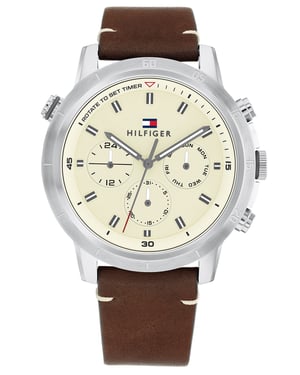 Tommy Hilfiger Troy Heren Bruine Horloge 1792102