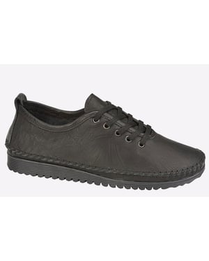 Mod Comfys Nevaeh Flexi Lace Leather Womens Shoes