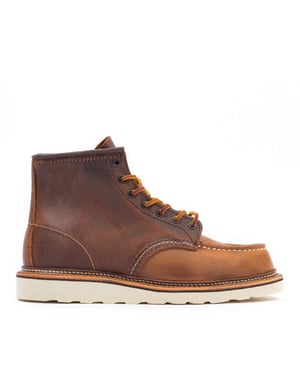 Men's Red Wing 1907 Classic Moc Toe Boots in Brown