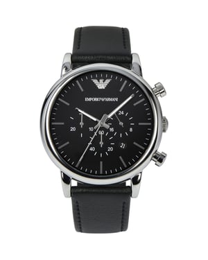 Emporio Armani Luigi Svart herrklocka AR1828