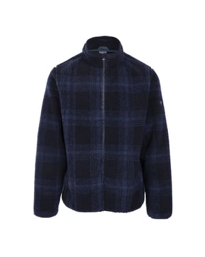Trespass Mens Epperstone AT400 Checked Fleece (Marin)