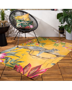 Wylder Tropics Leopard Printed Outdoor Rug, 120 x 170 cm