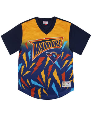 Mitchell & Ness Golden State Warriors Winning Shot Mesh T-shirt för herrar
