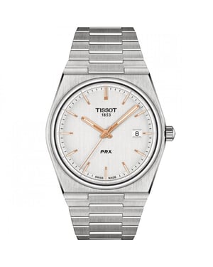 Tissot - PRX Stainless Steel Bracelet Silver Dial Men's Watch