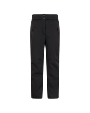 Mountain Warehouse Kinder/Kids Swiss Softshell skibroek (Zwart)