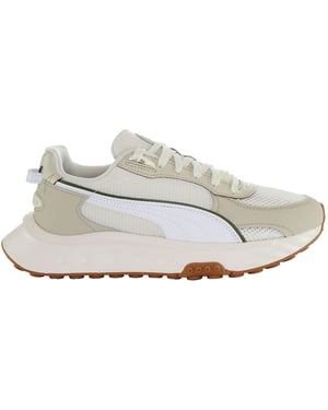 Puma Wild Rider Futurism Kids Off White Träningsskor