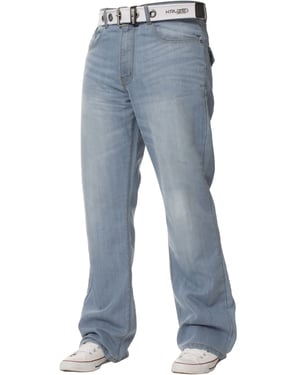 Kruze Heren Bootcut Denim Jeans