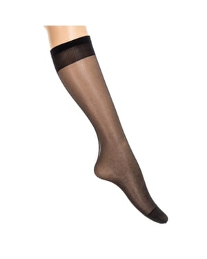 Transparent high-top socks 2442 women