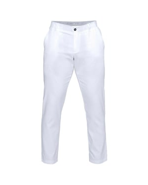 Under Armour Golf Stretch Waist Bottoms White Mens Takeover Trousers 1309546 100