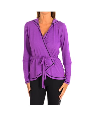Dames sportjack met lange mouwen en capuchon Z1T00503