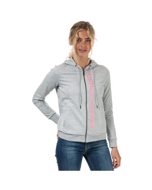 Women's Armani Exchange Zip Hoody in Grey