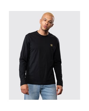 Belstaff Long Sleeved Logo Patch T-Shirt
