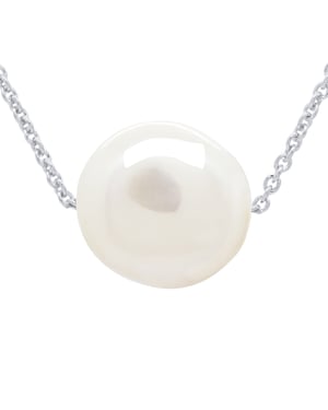 Necklace Real Cultured Freshwater Pearl Baroque 10-11 mm