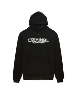 Criminal Damage Lemon Mens Svart Hoodie