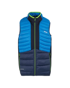Regatta Mens Leedre Hybrid Gilet (Olympian Blue/Navy)