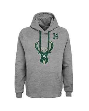 NBA Milwaukee Bucks 34 Giannis Antetokounmpo Mens Goat Hoodie