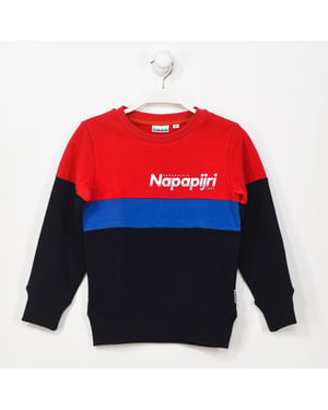 GA4EQ2 långärmad sweatshirt med rund hals för pojkar