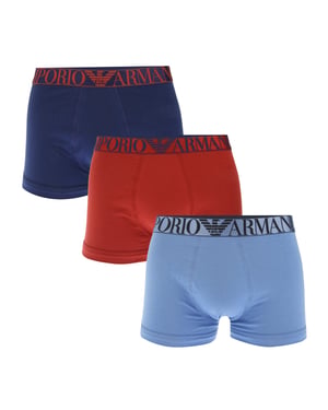 Men's Emporio Armani 3 Pack of Boxers in Multi