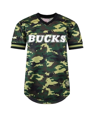 Mitchell & Ness Milwaukee Bucks Heren T-shirt