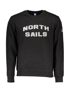 North Sails Herr svart bomullströja