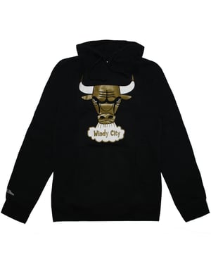 Mitchell & Ness Chicago Bulls Gold Standard Hoodie för herrar
